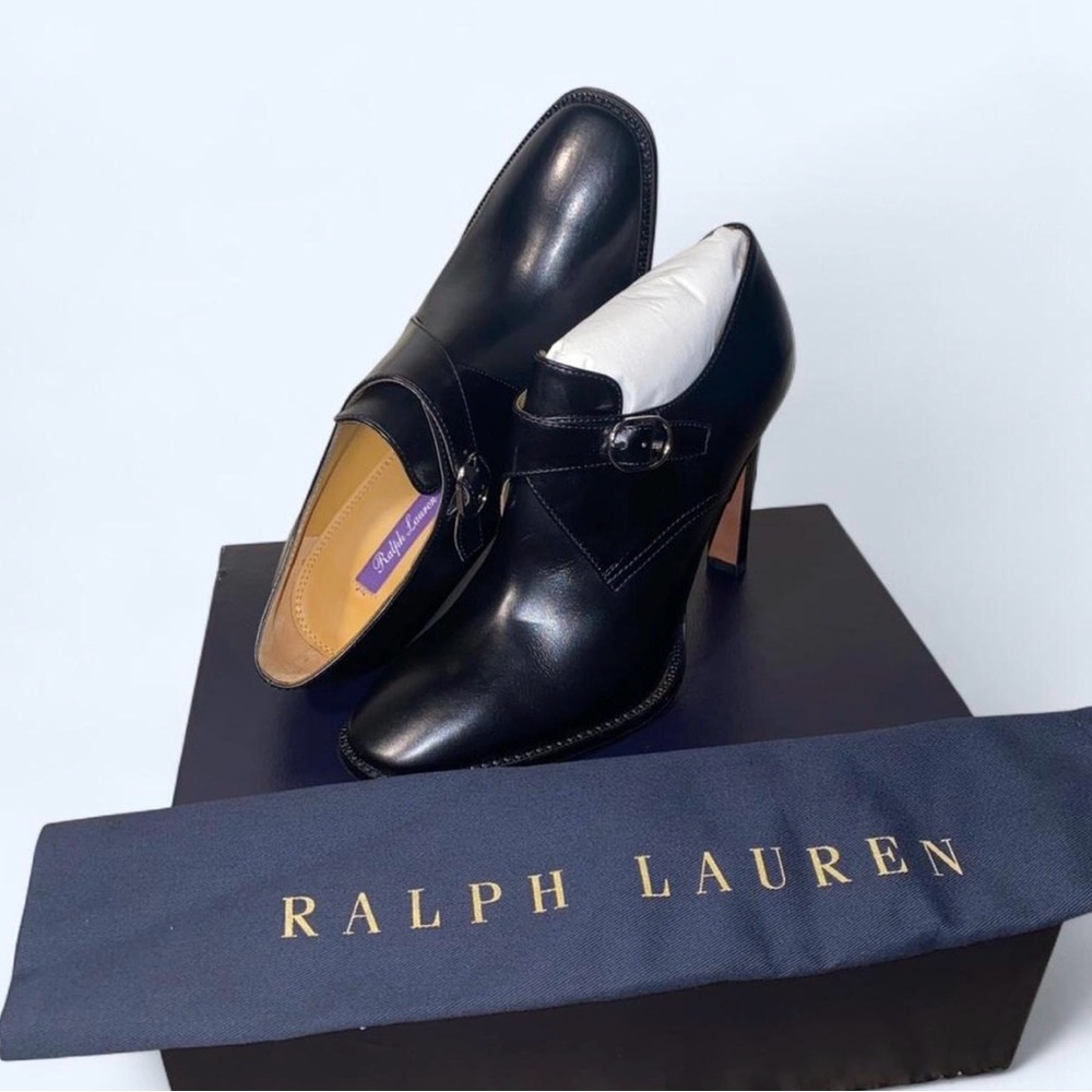 Ralph Lauren Purple Label Calfskin Pump Heels.